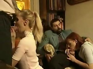 Vintage German Foursome Scene
