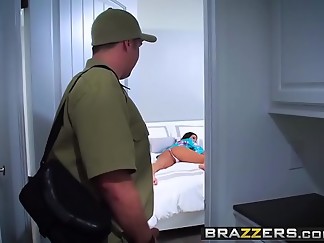 Real Wife Stories -  Didnt Ring The Doorbell scene starring August Ames and Keiran Lee