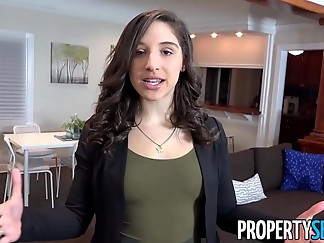 PropertySex - College student fucks hot ass real estate agent