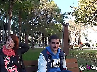 spanish amateur teen couple fucks for the first time on film