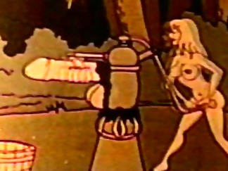 Funny vintage XXX animated cartoon