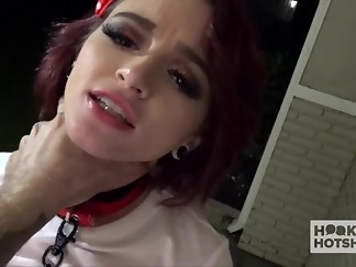 Tiny Teen Gets Her Asshole Blown Out By Guy She Met Online