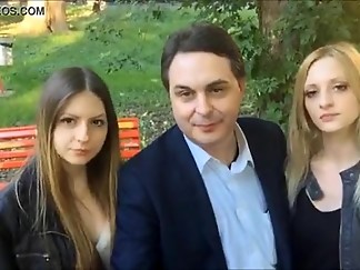 Andrea Dipre teach future pornstars how to do in park affairs