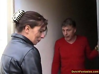 Dutch Mom Teaches Shy Son Sex