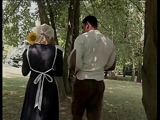 Black slave pounce on a white servant for fuck with.