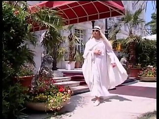 Waiter seduced in hotel by hot guest in sexy lingerie