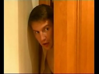 Stepson mother seek after bathing