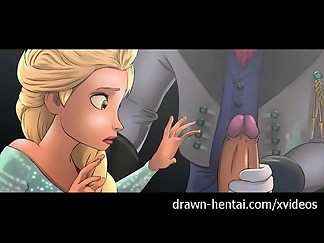 Frozen Hentai - Elsa'_s wet dream